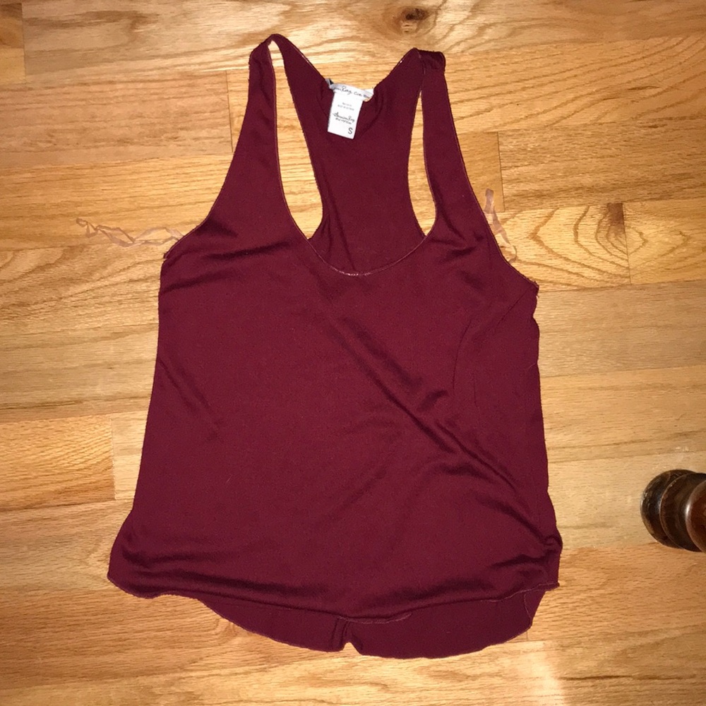 Maroon Tank Top size Small